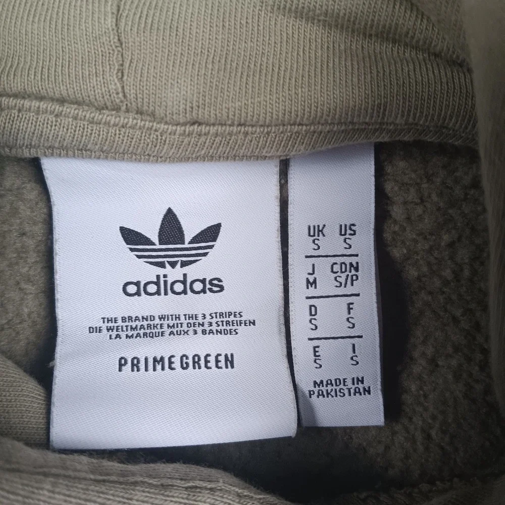 Adidas Hoodie Primegreen Men S Olive‎ Trefoil Logo Pullover Pocket